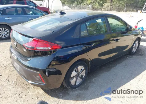 2018 Hyundai Ioniq Hybrid Blue from USA, damaged, VIN KMHC65LC9JU064235
